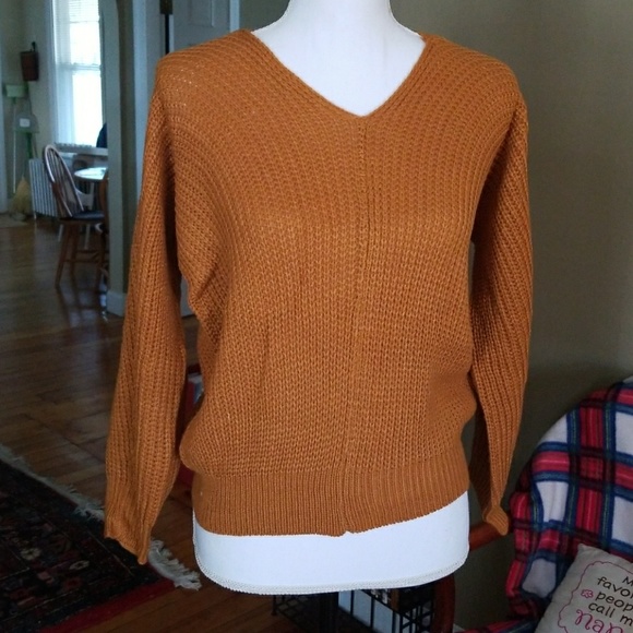 ~WINTER CLEARANCE!!!~ Mustard Chunky Sweater - Picture 2 of 4